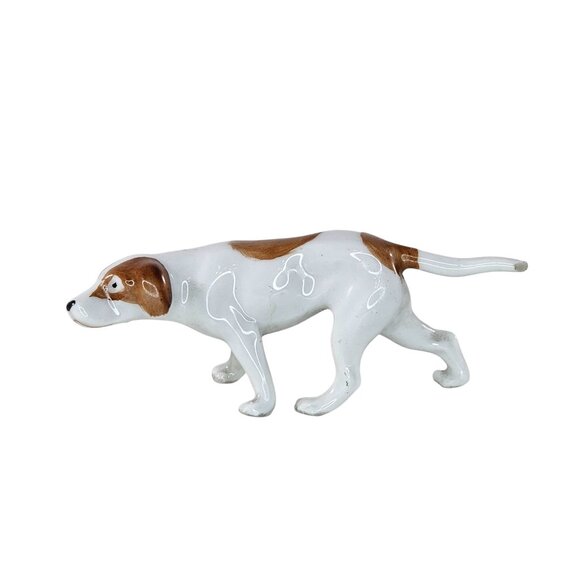 Vintage Erphila Germany Ceramic Hunting Dog Figurine Pointer Dog *Chipped Flaw* - Picture 1 of 9
